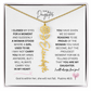 Daughter Flower Necklace Personalized