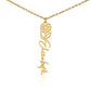 Daughter Flower Necklace Personalized
