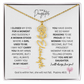 Daughter Flower Necklace Personalized
