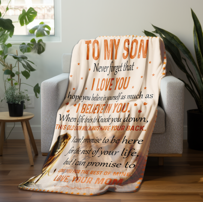 To My Son | FLM Arctic Fleece Blanket 50x60