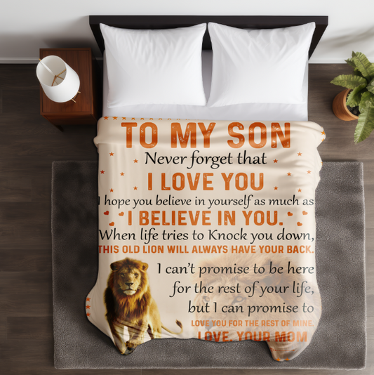 To My Son | FLM Arctic Fleece Blanket 50x60