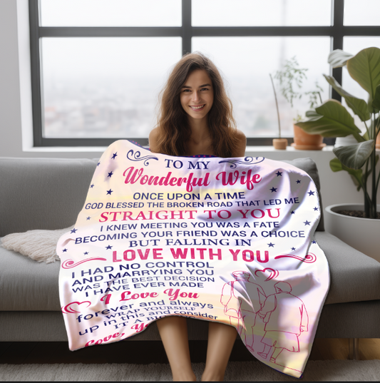 To My Wife | FLM Arctic Fleece Blanket 50x60