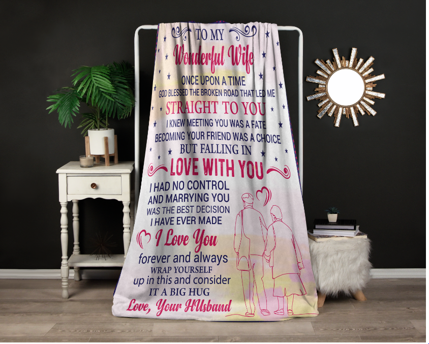 To My Wife | FLM Arctic Fleece Blanket 50x60